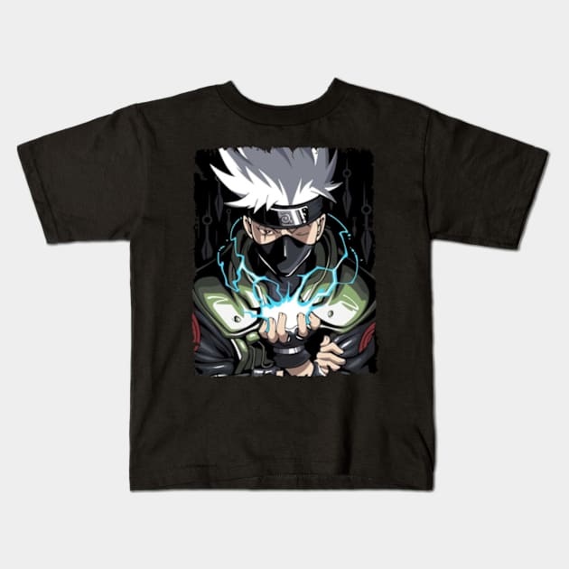 KAKASHI HATAKE MERCH VTG Kids T-Shirt by xsmilexstd